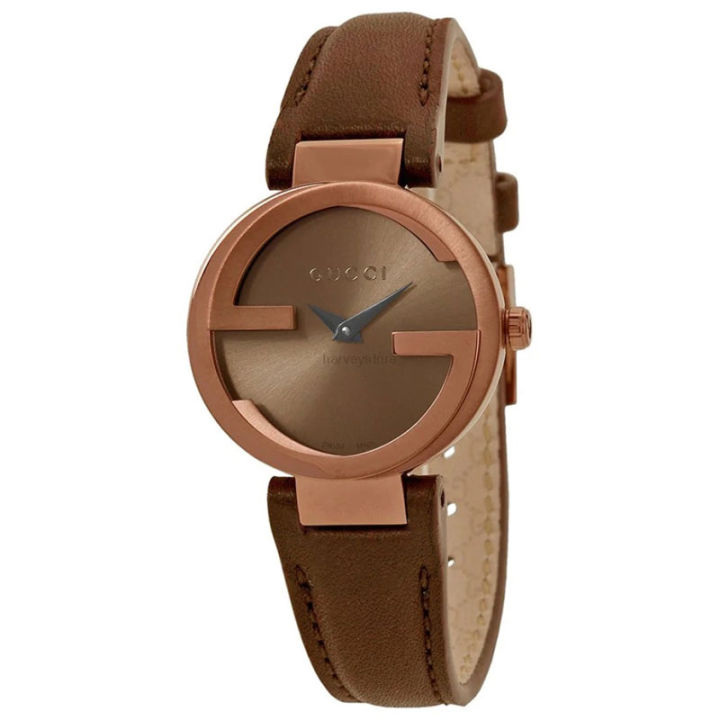 Gucci YA133504 Leather Strap Wrist Watch for Women / Wrist Watch For Girls