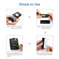 1byone Easy Chime Wireless Doorbell Door Chime Kit with CD Quality Sound and LED Flash 36 Melodies to Choose, Black. 