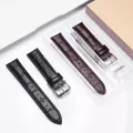 OLEVS Fashion Leather Black Brown Men Watch Strap 20cm. 