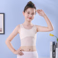 Girls' Youth Development Period Wear Within Small Vest Sling 9-15 Children Elementary School Underwear Summer Breathable. 