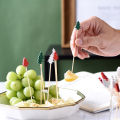 Fruit Toothpicks Eco-friendly Christmas Tree Shape Toothpick Skewers. 