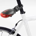 【Footprint】 2 Laser + 5 LED Red Lamp Warning Bike Bicycle Tail Light. 