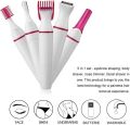 5 In 1 Multifunction Women Hair Removal Electric Shaping Female Shaving Machine - Women Hair Remover Mini Shaver Trimmer Razor For Eyebrow Underarm. 