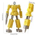 01 Pc Creative Deformation Robot Shape Gel Pen Boy Black Ink Gel Pen Detachable Diary Writing Exam Learning Office Supplies Gift. 