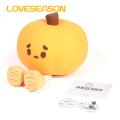 Led Night Light Adorable Pumpkin Night Light with Timer Adjustable Brightness Soft Silicone Led Lamp for Kids' Room Flicker-free Eye Protection Perfect Bedside Companion Rechargeable Night Light. 