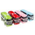 Double-Decker Bus London Bus Design Car Toys Sightseeing Bus Vehicles Urban Transport Vehicles Commuter Vehicles,Blue. 