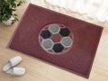 Farsh Door Mat Football Design PVC (Medium) 50x70cm (1.5x2.5ft) Washroom Mat Bathroom Mat Water Absorbant mat Bathroom ka paidan washroom carpet. 