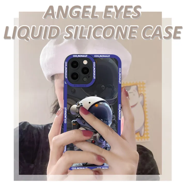 DEL%20for%20Infinix%20Zero%20X%20Zero%20X%20Pro%20Back%20Cover%20Cartoon%20Cosmonaut%20Phone%20Case%20Soft%20Rubber%20Camera%20Protection%20Design%20Mobile%20Cover%20-%20Image%203