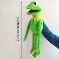 NYT Frog Puppet Soft Hand Stuffed Plush Toy Muppets Show Toy With Movable Mouth. 