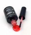 KWEEN Jelly Neutral Gel Nail Polish,Nude Peach Translucent Color UV Light Cure Gel Polish for Nail Art DIY Manicure and Pedicure. 