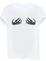 Funny Skull Skeleton Hand Print T Shirt Women Short Sleeve O Neck Loose Tshirt 2020 Summer Women Tee Shirt Tops Women. 