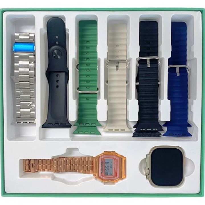TK 300 ultra 7 in 1 strap smart watch in premium quality