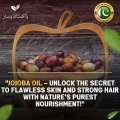 Jojoba Oil by Pakistan Pansar  Organic Cold Pressed Jojoba Oil for Hair Growth, Skin Care, and Moisturization. 