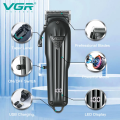 VGR V-282 Adjustable Hair Cutting Machine | Professional Rechargeable Barber Electric Hair Clipper for Men. 