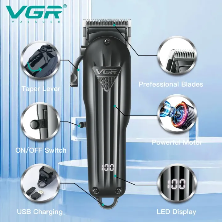 VGR%20V-282%20Adjustable%20Hair%20Cutting%20Machine%20%7C%20Professional%20Rechargeable%20Barber%20Electric%20Hair%20Clipper%20for%20Men%20-%20Image%203