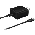 Orignal Samsung 45W USB-C Super Fast Charging Wall Charger - Black. 
