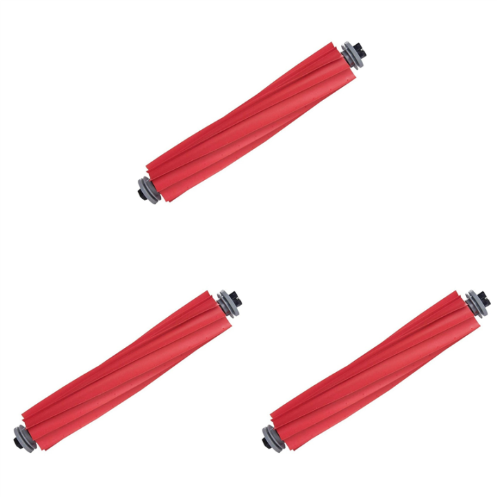 FLYEER 3X Rubber Main Brush for Roborock S7 Robotic Vacuum Cleaner Parts Replacement Roller Brush