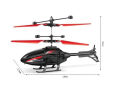 PAK MART EXPRESS |RC Helicopter Remote Control Model No:JQ-1122 And Model No:1804R– USB Rechargeable Remote Control Flying Toy with LED Lights, 2 Channels & 360° Rotatable for Kids, Boys & Girls. 