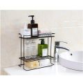 Washroom Bathroom Accessories Bottle Storage  Metal Wire Shelf Rack Organizer. 