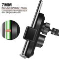 steanum Wireless Car Charger, Qi 10W Fast Charge Infrared Sensor Auto Clip Phone Holder Car Valve Mount Compatible with Galaxy s9/9+/8/8+/7, 7.5W Compatible with iPhone 11/11Pro/XS/XS. 