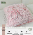 QS Decorative Sofa LongFur Throw Plush Cushion Plush Throw Cover Home Decor Sofa Cushion Cover 16" x 16"  QS Bedding. 