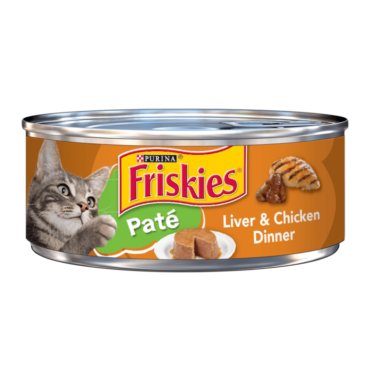 Purina Friskies Pate With Liver & Chicken Adult And Kittens Wet Cat Food - 156gm