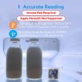 Wireless Thermometer  (Meròśs) Hygrometer, Remote WiFi-Humidity-Temperature-Sensor Alexa íPhòne - Android with Alerts for Baby Rooms, Greenhouses, Pets, Fridges (MS100H). 
