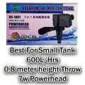 Fish Aquarium Water Pump 3 in 1 RS - 1001 Max H : 0.8M Max Flow: 600L/H Power: 7W Best Powerhead For Small Size Fish Tank. 