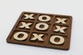 Wooden tic tac Toe Game Super Fun-Board Game Best Educational Toy For Family 6x6 Inches High Quality Board Game Party Favor Fun Indoor Brain Teaser. 