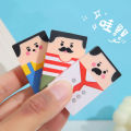 Creative Pencil Eraser Baldness Old Man Eraser Student Stationery School Office Supplies for Kids Will Slowly Go Bald As You Use. 