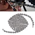 HG73 9/27 Speed 114 Link Stretch-proof Mountain Bike Bicycle Chain with Buckle. 