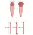5pcs Mini Makeup Brushes Set With Mirror & Portable Case. 