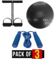 Tummy Trimmer, Tummy Twister and Jumping Rope ( Pack Of 3 ). 