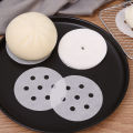 200Pcs/Set Round Dumplings Mat Steamer Paper Non Stick Pads Baking Pastry Dim Sum Paper Under Steam Mat Kitchen Cooking Tools. 