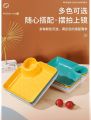 Snack Plate Plastic Dinner Plates Clear Plastic Tray Condiment Containers Food Serving Dishes Dry Fruit Plate Japanese Plate Dip Plastic Plates Restaurant Salad Plates Ring. 