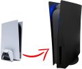 PS5 FACEPLATE BLACK DISC VERSION Console Plate Replacement PS5 Side Plate. 
