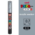 1pcs UNI POSCA Marker Pen PC-1M POP Poster Paint Pen/Graffiti Advertising 0.7mm Art Supplies Stationery Multicolor Optional. 
