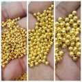 20 gm Glass Pearl Round Spacer Gold Plated Round Beads 3mm/4mm/6mm. 