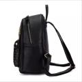 PU Leather Fashion Backpack for Women - Collage Backpack For Girls - Black Backpack for Girls- Shoulder Bag. 