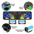 Imported Quality 9 in 1 Push Up Rack Training Board ABS abdominal Muscle Trainer Sports Home Fitness Equipment for body Building Workout Exercise. 