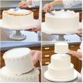 3pcs Cake Cream Spread Decorating Scraper Pastry Angled Spatula Baking Tools. 