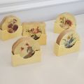 Natural wood Tea Coaster Pack of 6. 