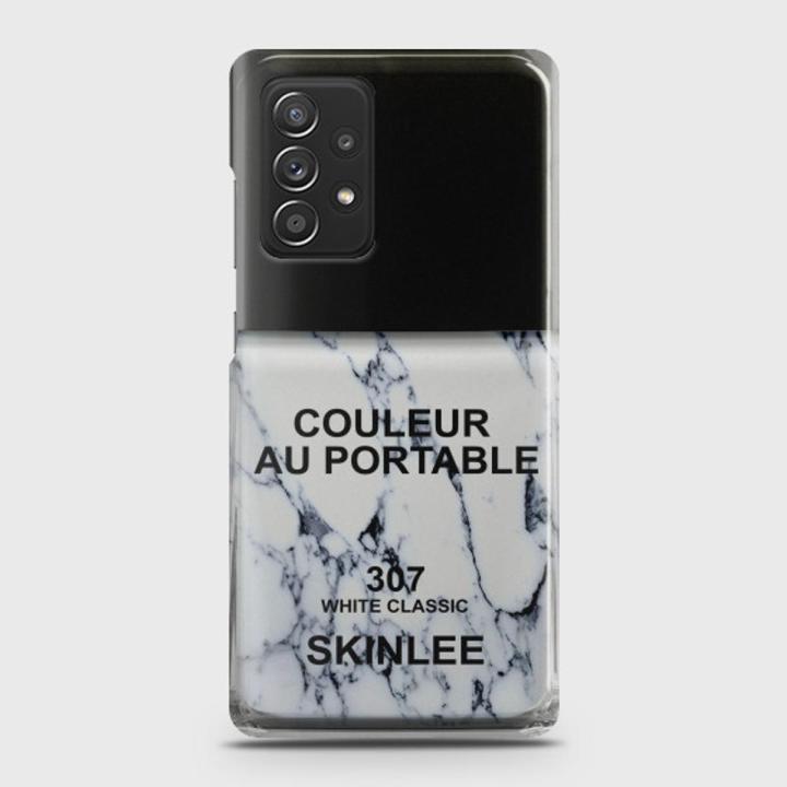 Samsung Galaxy A52s 5G Cover - SkinLee HQ Hard Case - Couleur Au Portable White Classic - SKINLEE-250-1-1023-731