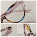 Retro Transparent Frame Anti-UV Blue Rays Glasses PC Vision Care Computer Goggles Ultra-light Flat Mirror Eyewear Women Girls. 