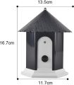 Outdoor Barking Control Device, Ultrasonic Barking Stop, Dog Silencer Bark Box for Small Medium Black Birdhouse Dog Barking Control Device 6.7x5.4x5.4 in-Dog Barking Control Device CSB10 0. 