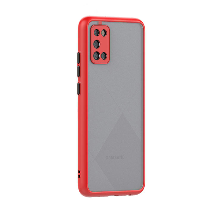 For%20Samsung%20Galaxy%20A31%20-%20High%20Quality%20Matte%20PC%20Back%20Soft%20TPU%20Frame%20Shockproof%20Color%20Button%20with%20Camera%20Protection%20Lens%20Protection%20Camera%20Protective%20Back%20Cover%20Case%20For%20Samsung%20Galaxy%20A31%20-%20Image%204