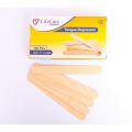 LifeCare Tongue Depressors 100 Pieces Large Wax Spatulas for Hair Removal Natural Wooden Applicator Sticks 6 Inches. 