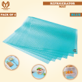 Fridge Mat, Pack of 4 Fridge Mats, Size 30x45 CM, Refrigerator Mat Liners for Shelves, Silicone Antibacterial Fridge Mats, Drawers Cabinets Protective Pads, Moisture Proof Refrigerator Mats By Muhandisaan Trading. 