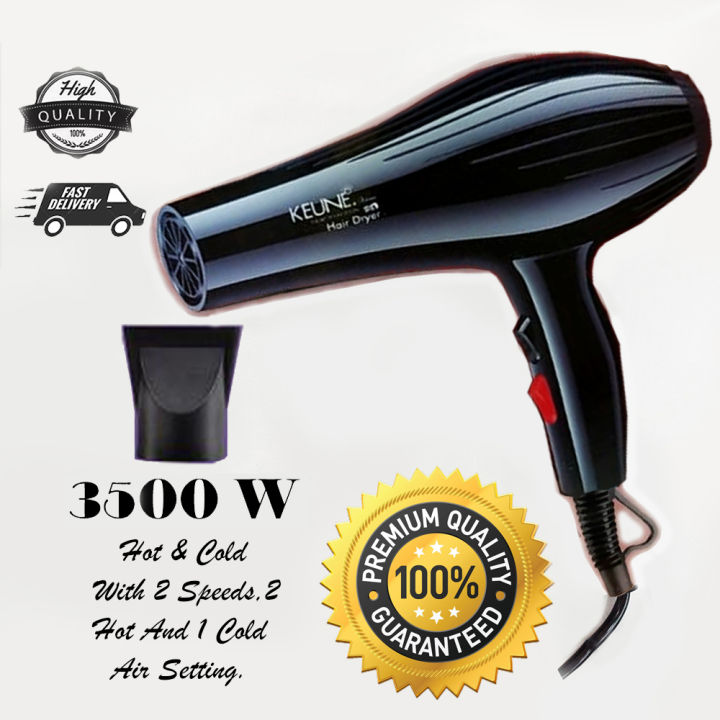 Electric Hair Dryer-Professional Hair Dryer-3 in 1 Imported Heavy Duty 2 Air Speeds and 2 Heat Speeds