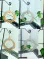 Pack of 2pcs, Metal UV Resin Jhumka Earrings / Blank Pendant/Earring Findings, about 40mm, DIY Art & Craft.. 